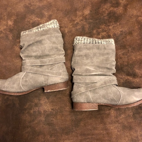 Grey boots - Picture 2 of 2